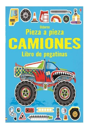 Libro Infantil De Pegatinas : Pieza A Pieza Camiones