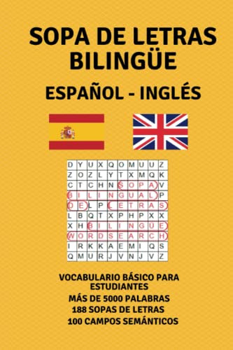 Sopa De Letras Bilingüe Español-ingles: Vocabulario Basico P