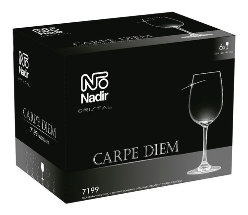 Copa Martini Nadir Cristal 240 Ml X 6 Unid.