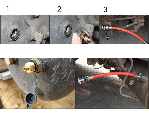 Conector De Tanque De Aire Para Camiones, Para Tubo De 6 Mm