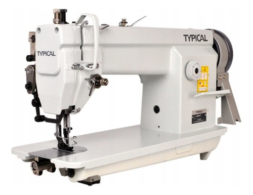 Máquina de coser recta Typical GC6-6 color blanco