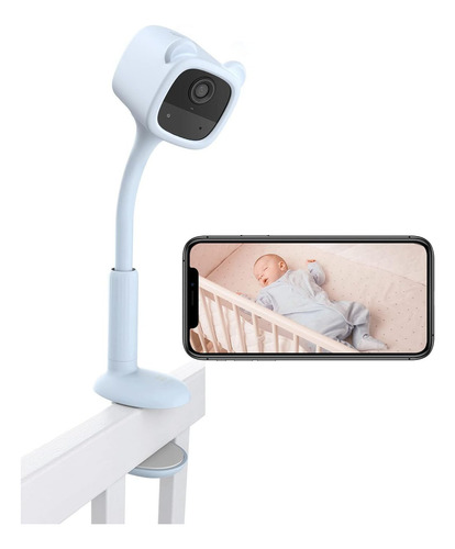 Monitor Vigilabebés Ezviz Bm1 Celeste Wifi Con Batería