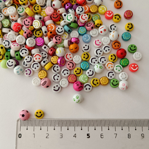 500gr Caritas Emojis Surtidos (2) - Armado Artesanias Bijuo