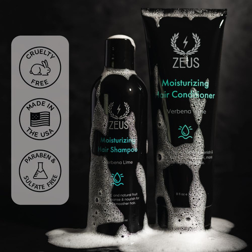 Conjunto De Shampoo E Condicionador Zeus Moisturizing Daily