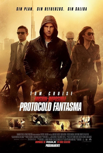 Poster Original Cine Misión Imposible: Protocolo Fantasma