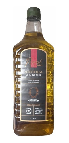 Pack 4 Unids X 2 Litros De Aceite Oliva Orgánico Petrus 