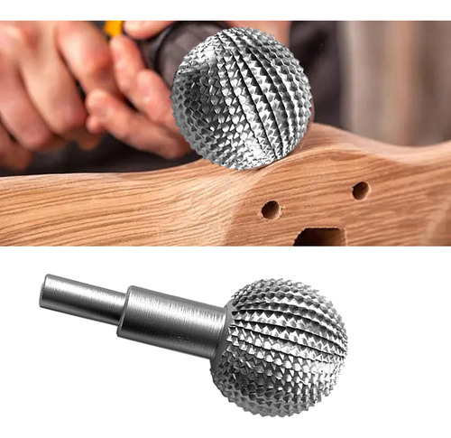 Fresa Rotativa Con Cabezal De Molienda, Esférica, Plata