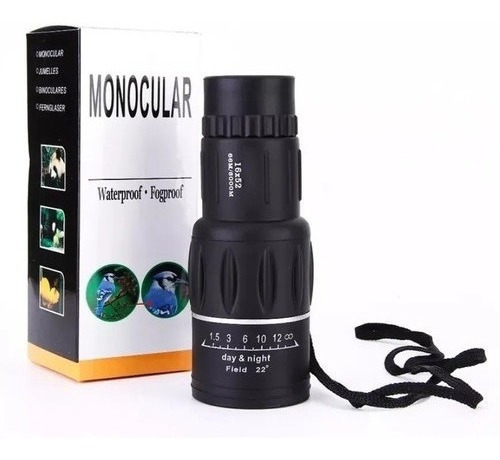 Monóculo Luneta 16x52 Profissional Tático Telescópio