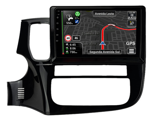 Kit Multimidia Kronos 9 Polegadas Mitsubishi Outlander 14/21
