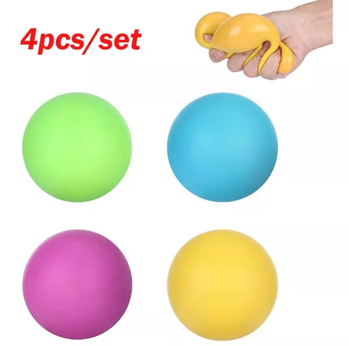 4 Unids/set Juguete De Pelota Antiestrés Para Niños Adultos