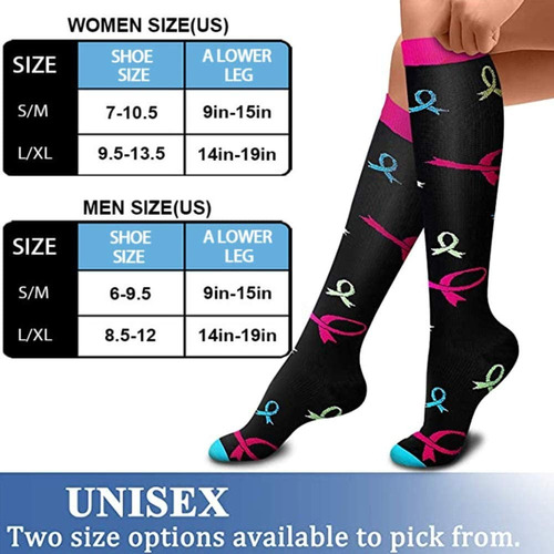 Calcetines De Compresión Deportivas Para Mujeres Y Hombres