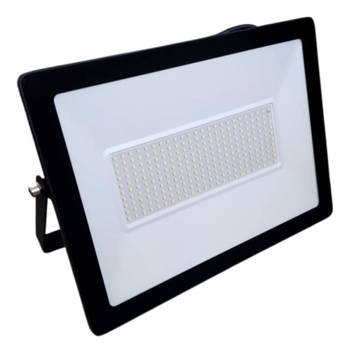 Reflector Proyector Led Exterior Candela 100w Luz Fría Carcasa Negro Luz Blanco Frío