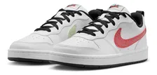 Nike Court Borough Low Tenis Blancos Para Niños Grandes