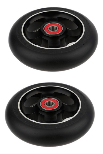 2 Ruedas De Repuesto De 100 Mm Para Patinete / Acrobacias