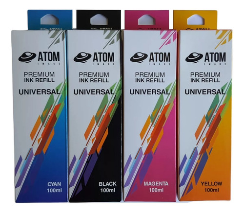Kit 8 Tintas Refill Compatibles Atom Universales