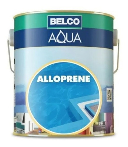 Pintura De Piscina Alloprene Belco Caucho Clorado 18 Litros