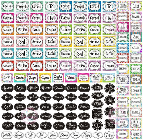 Vectores Condimentos Especias Frascos Tarros Vectorizados