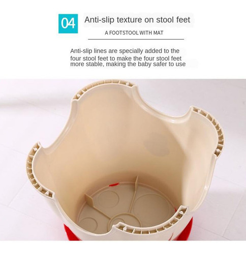Taburete Tipo Hongo Para Niños De 1 Pieza, Taburete L Café