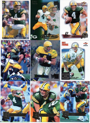 1995 Brett Favre Green Bay Packers ( 14 ) Lote 
