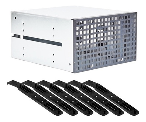 Rack Para Disco Duro De 3 Compartimentos, 2 Unidades Ópticas