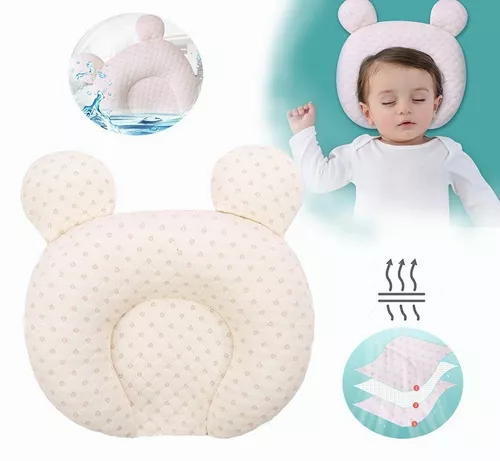 Sleepee Almohada Cojin Plagiocefalia Bebés Muselina Blanco