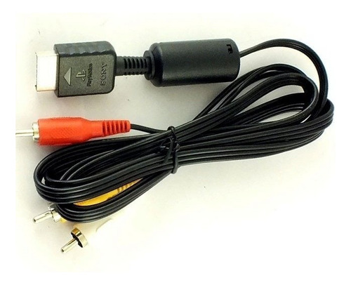Cable Rca Av Ps2 Colores Sony Ps2 Ps3 Original (Usado)