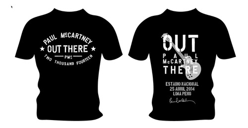 Polos Paul Mccartney En Lima, Out There Tour - The Beatles