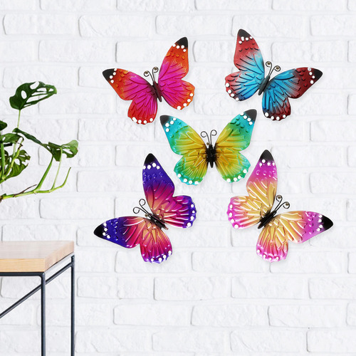 Q Accesorios De Decoración De Pared Con Forma De Mariposa,