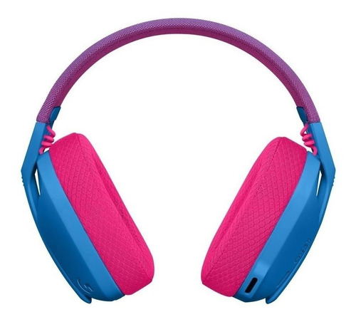 Imagen 2 de 3 de Audífonos gamer inalámbricos Logitech G Series G435 azul y frambuesa
