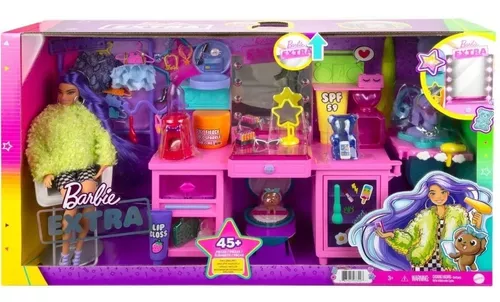 Boneca E Playset - Salão De Beleza E Barbie Fjb36 Mattel