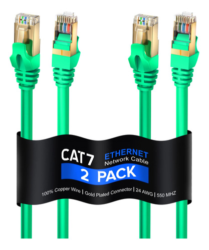 Cable Ethernet Cat 7 25 Pie  Conexion Lan Internet Red Alta