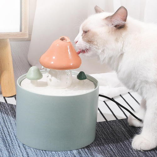 Dispensador Automático De Agua Para Mascotas, Plato 11x14cm