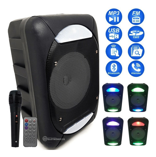 Caixa De Som Bluetooth 5.0+edr Rádio Fm Dbh6104d