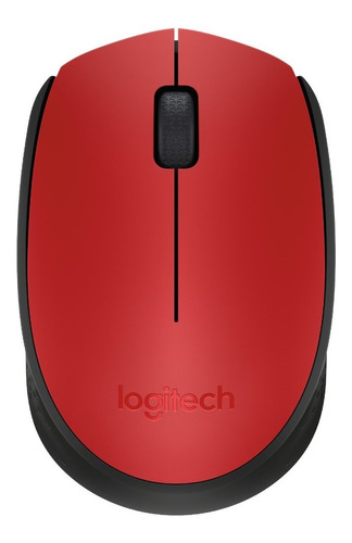 Mouse Inalambrico Logitech M170 Rojo
