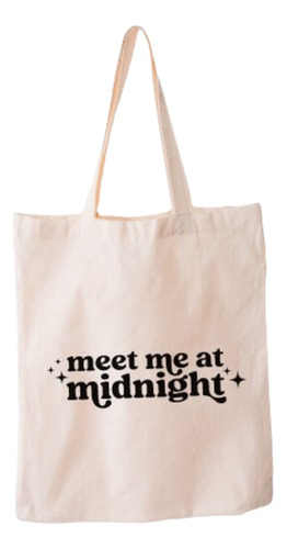 Bolsa De Tela Lienzo Tote Bag Taylor Swift Meet Me Midnight