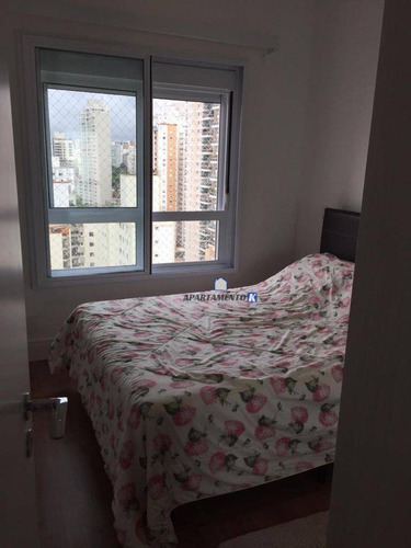 Imagem 13 de 30 de Apartamento Studio Pé Direito Duplo À Venda 35m² C/ 1 Dorm - Mobiliado - 1 Vaga - Campo Belo - Sp - Ap0005