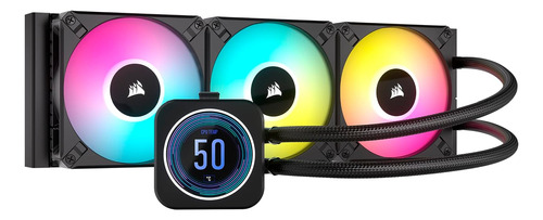 Cooler Liquid Icue H150i Elite Lcd Xt Liquid Cpu 360 Mm