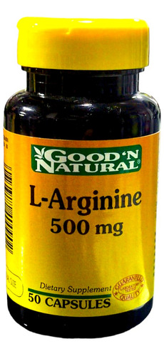 L Arginina 500mg X 50cap - Unidad a $1158