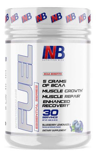 Nutritionbizz Bcaa En Polvo, 0.18 oz De Aminoacidos Bcaa, Be