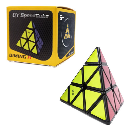 Cubo Rubik Pyraminx Qiyi Stickerless Qiming Pirámide 3x3