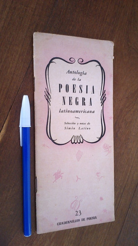 Antología De La Poesía Negra Latinoamericana - Simón Latino