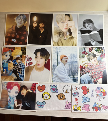 +60 Fotos Bts Fanmade + Posters + Photocard Original Jimin (Usado)