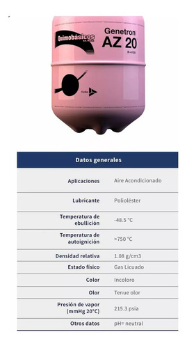 Gas Refrigerante Genetron 5 Kg R410a Az20
