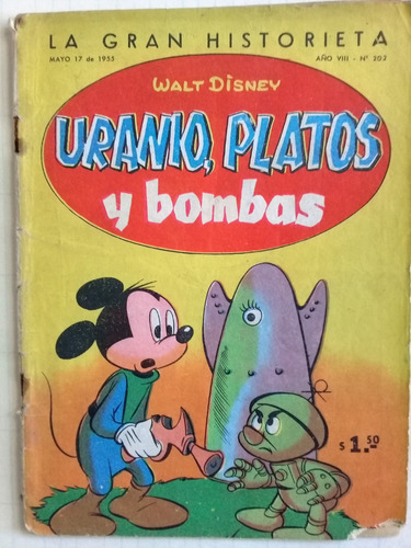 Comic La Gran Historieta Walt Disney Año Viii N°202 May.1955