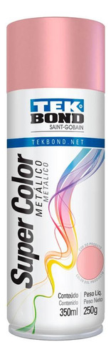 Spray Tekbond Rosa Millennial Metalico 350ml   23391006900