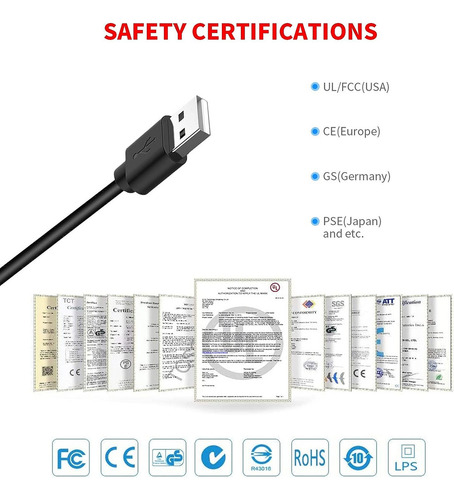 W Merom Cable De Carga Para Cortapelos Compatible Con