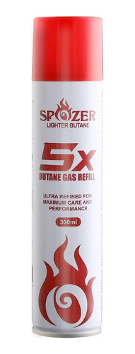 Gas Butano Spozer X5 Grande Refinado Flameadores Yesqueros 