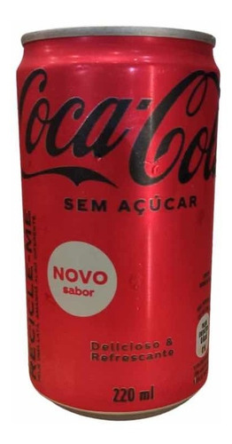 Imagem 1 de 2 de Refrigerante Coca-cola Zero 220ml Unid - Original