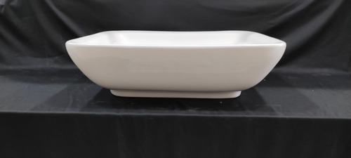 Lavabo Ovalin De Cerámica Blanco Para Baño Modelo Lisboa