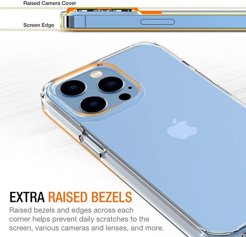 Imagen 4 de 9 de Funda Protectora Case Cojín Híbrido De Tpu iPhone 13 Pro Max